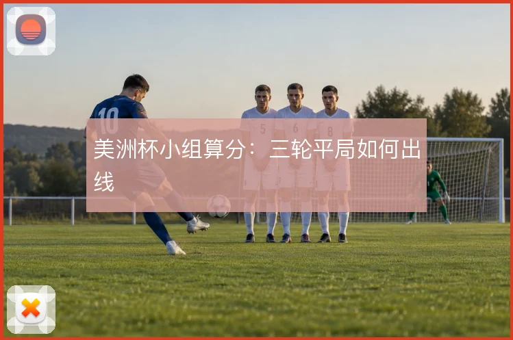 美洲杯小组算分：三轮平局如何出线